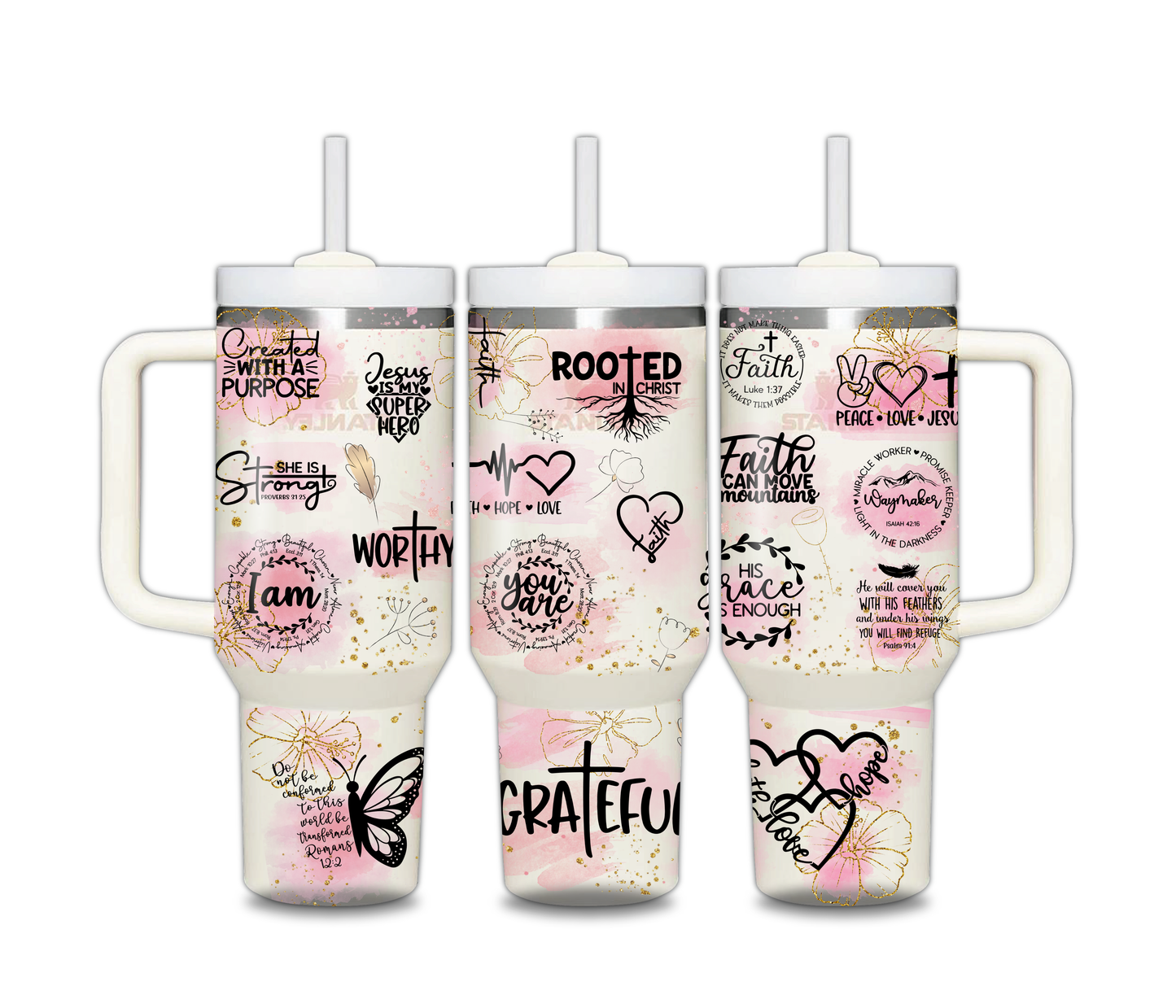 GRATEFUL 40 OZ TUMBLER