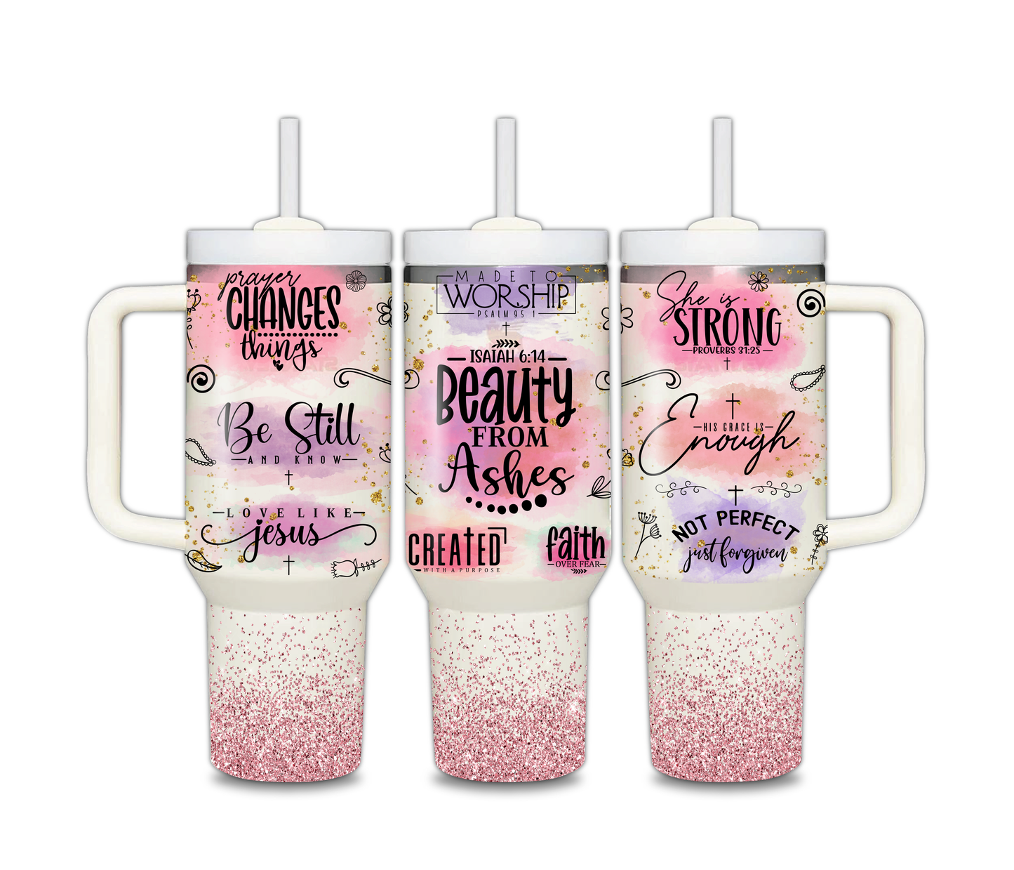 BEAUTY FROM ASHES 40 OZ TUMBLER
