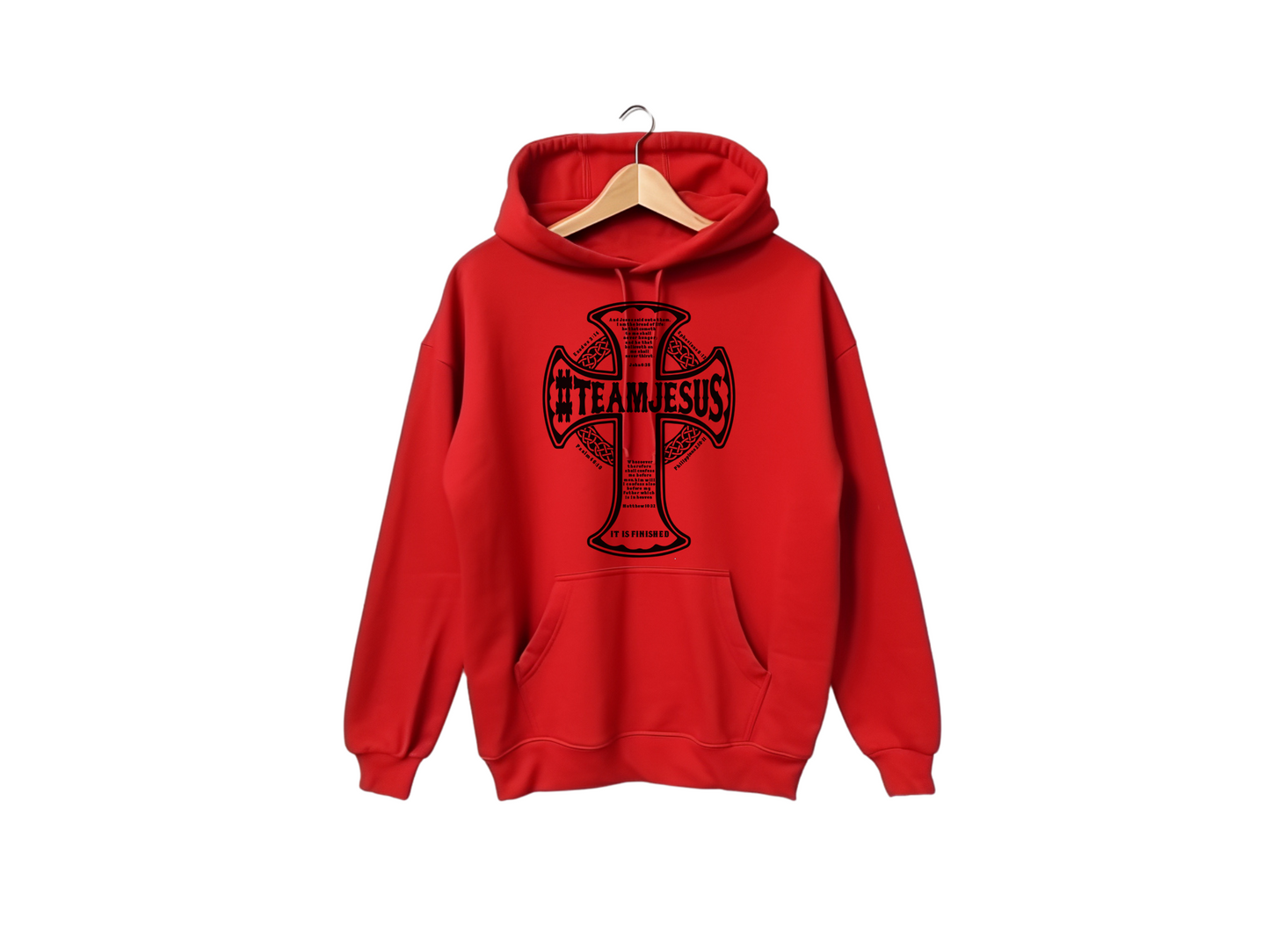 TEAM JESUS CROSS HOODIE