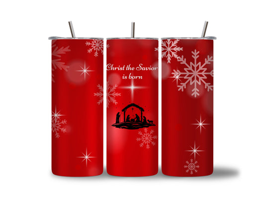 SAVIOR BORN 20 OZ TUMBLER