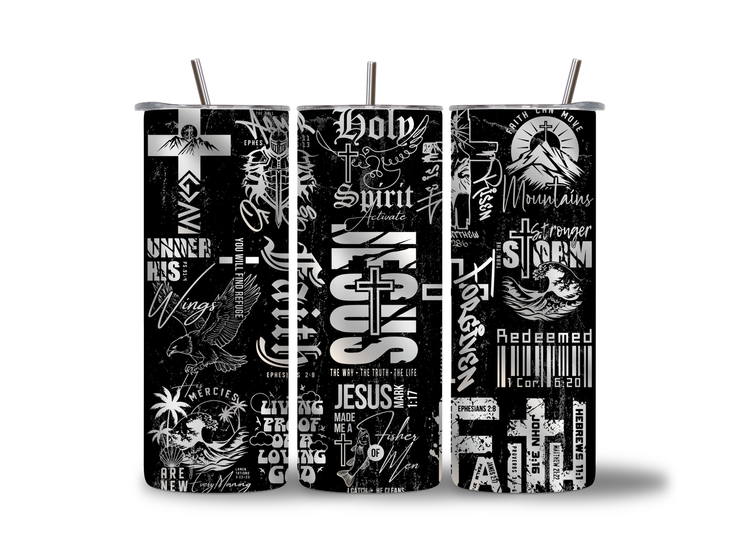 HOLY COLLAGE 20 OZ TUMBLER