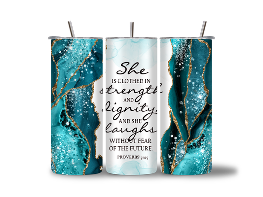 SHE IS 20 OZ TUMBLER
