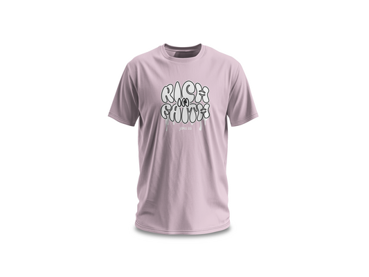 RICH IN FAITH JAMES 2:5  TEE